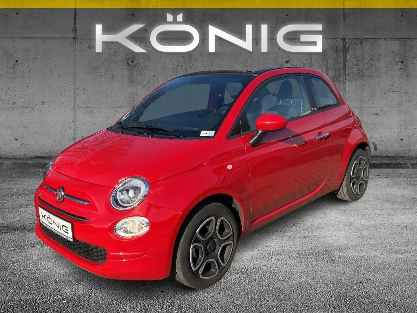 Fiat 500C 1.0 Cabrio CLUB Klima *PDC* Carplay Rojo - 1