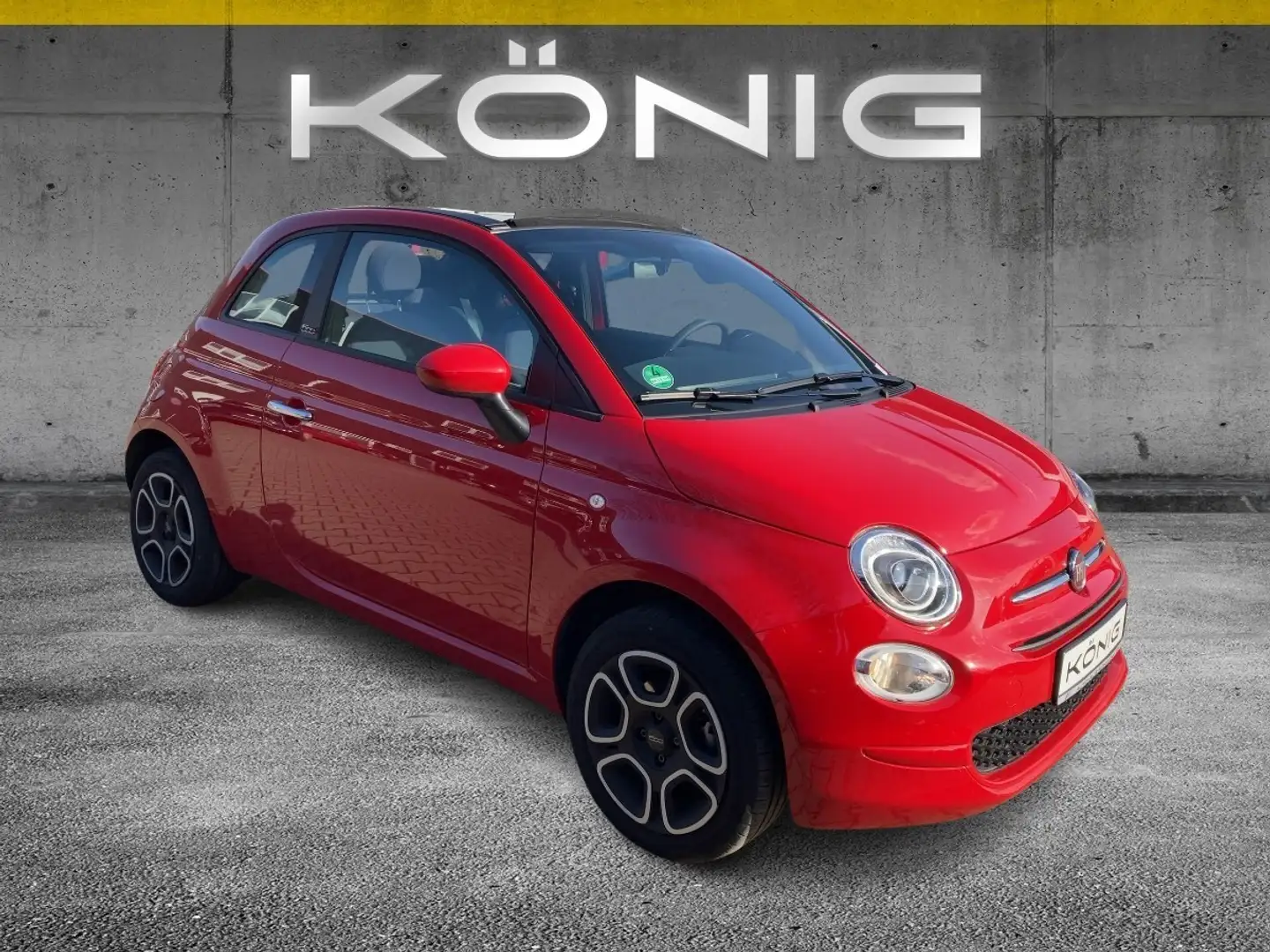 Fiat 500C 1.0 Cabrio CLUB Klima *PDC* Carplay Rouge - 2