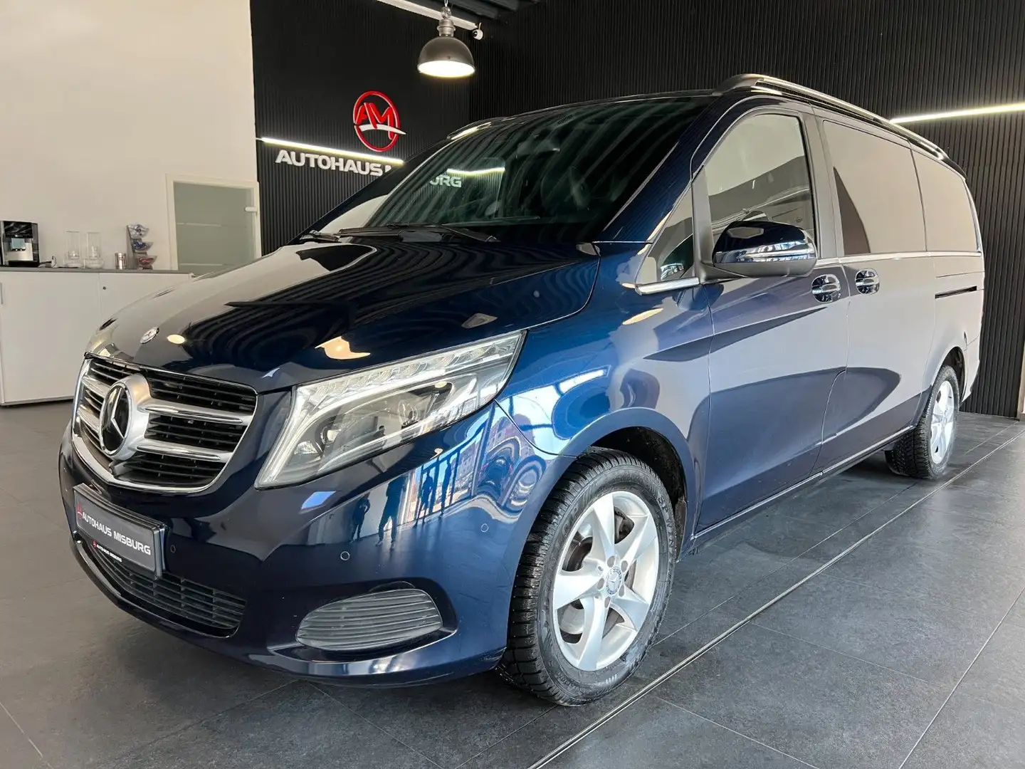 Mercedes-Benz V 250 d AVANTGARDE EDITION Lang/Leder+Led+Kamera Blau - 1