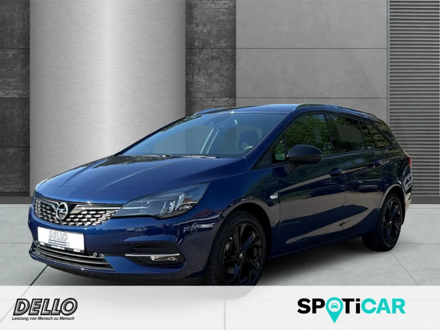 Opel Astra ST GS Line 1.2 Turbo Navi Komfort-Paket Parkpilot Blauw - 1