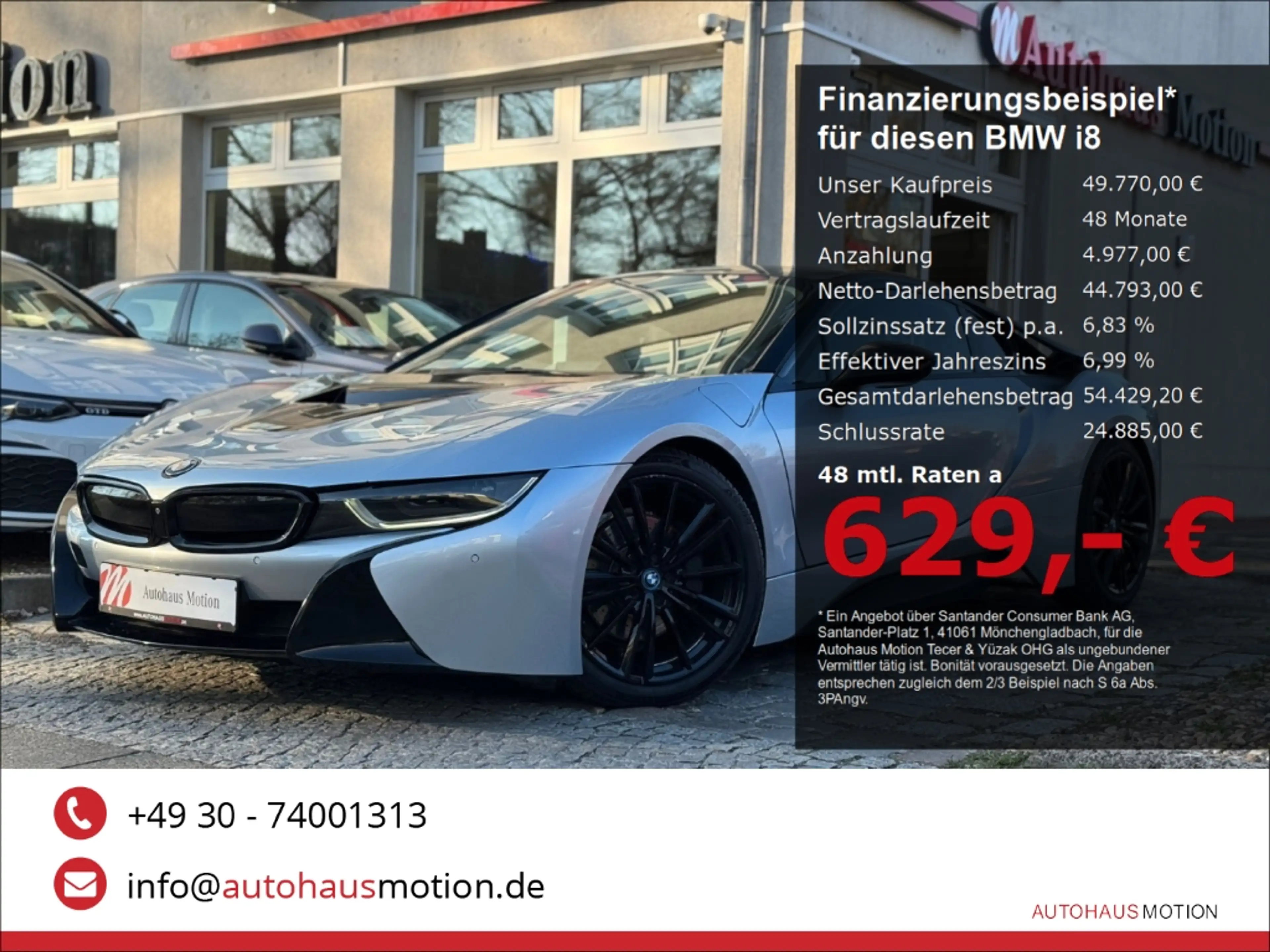 BMW i8 Coupe LED HUD SHZ LEDER KOLLISIONWARNER