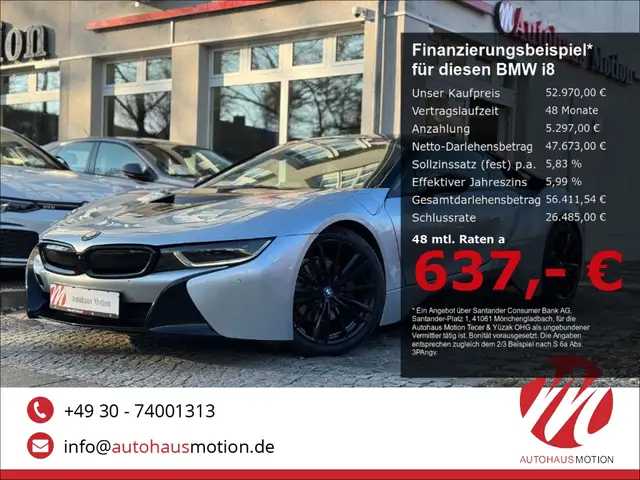BMW i8 Coupe LED HUD SHZ LEDER KOLLISIONWARNER