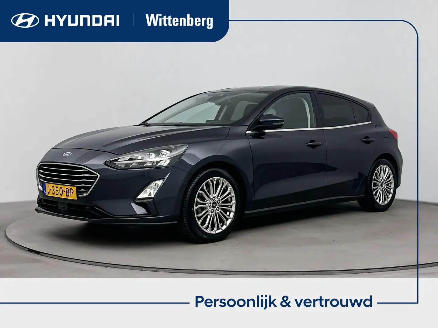 Ford Focus 1.0 EcoBoost Titanium Business | Trekhaak | Winter Blauw - 1