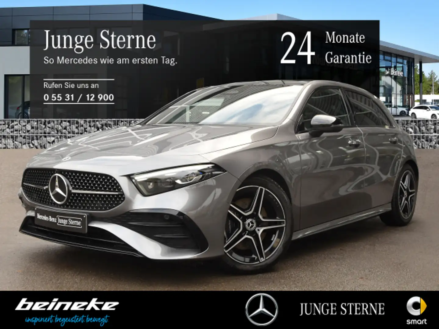 Mercedes-Benz A 220 A 220 d AMG Night Pano Multibeam Keyless Kamera Gris - 1