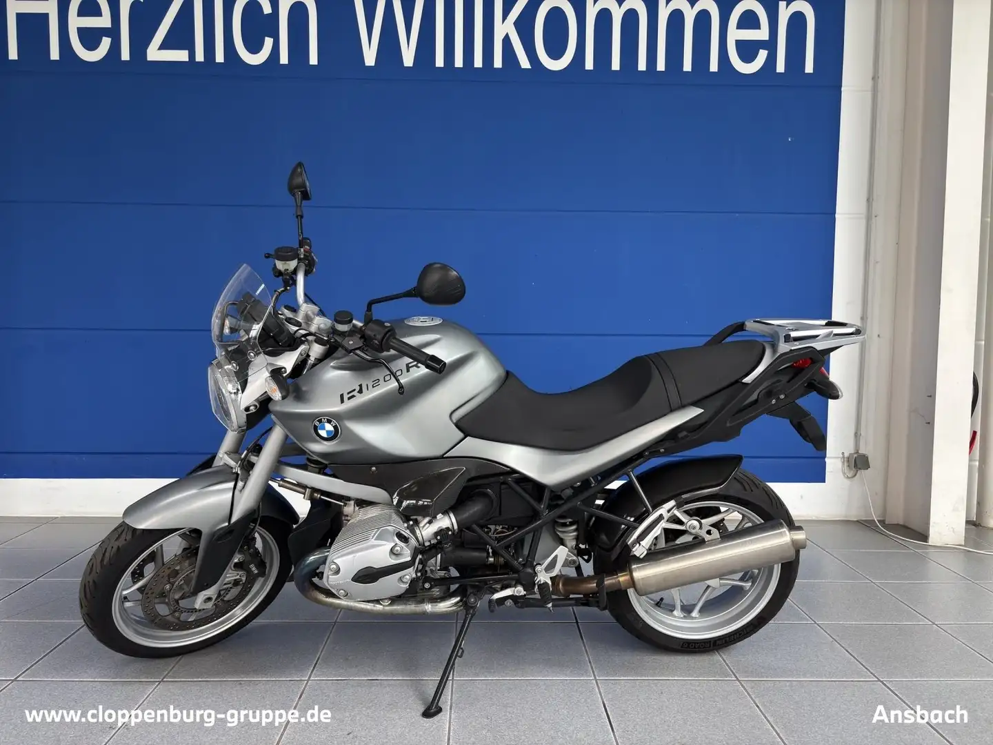 BMW R 1200 R Zach Sportauspuff;Carbon Kotflügel/Seitenverkleidu Gri - 2