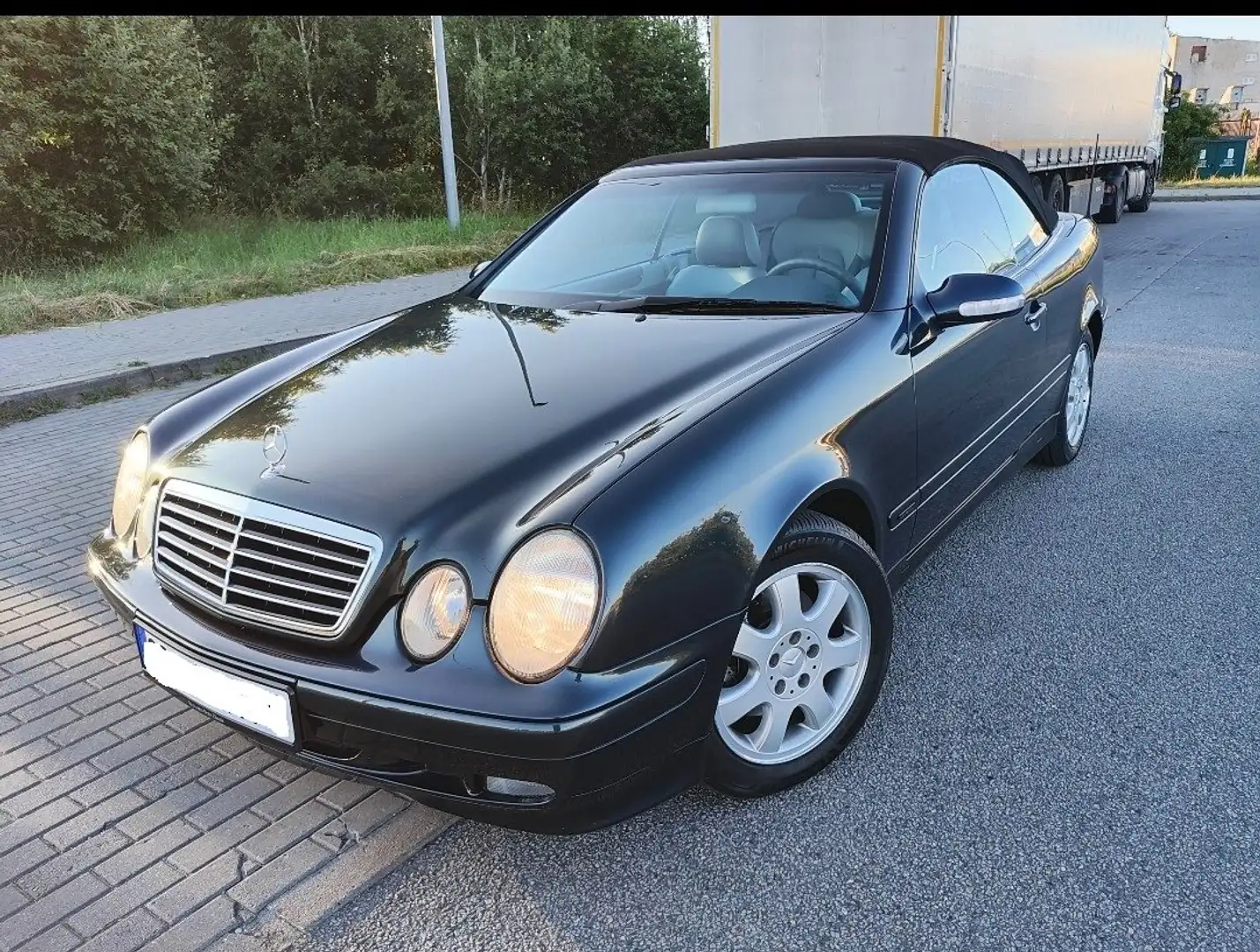 Mercedes-Benz CLK 230 CLK Cabrio 230 Kompressor Avantgarde, TOP ZUSTAND Negro - 1