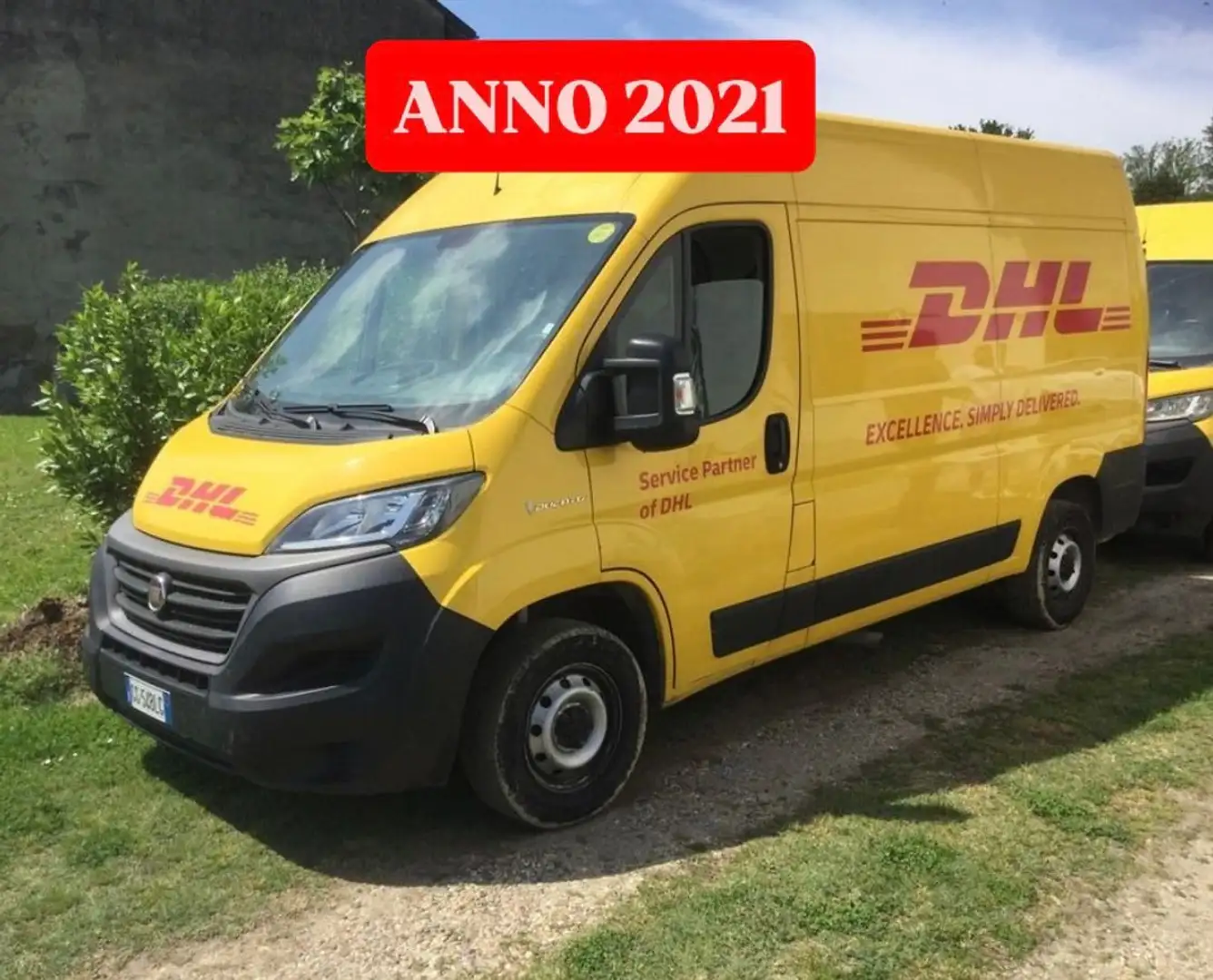 Fiat Ducato 2.3mjt 120cv L2H2 FURGONE Anno 2021 Giallo - 1