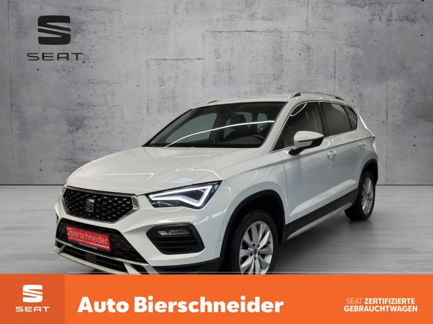 SEAT Ateca 1.5 TSI DSG Xperience AHK FaPa XL eHeck LED Kamera Weiß - 1