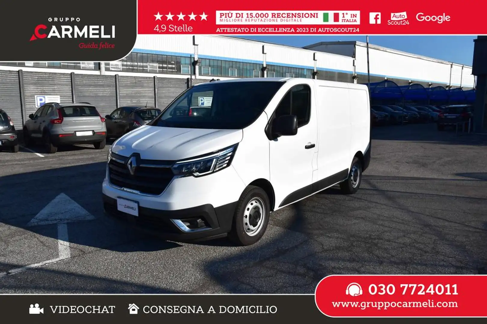 Renault Trafic T27 2.0 dci 110cv L1H1 Start my23 - KM0 - Blanco - 1