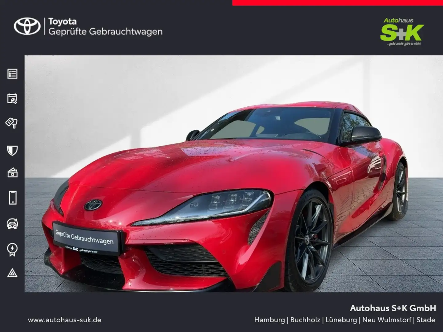 Toyota Supra GR Supra Coupe Legend 3,0l+JBL+Head UP+SHZ Rood - 1