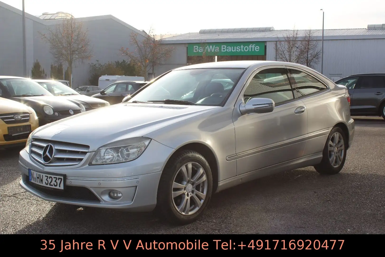 Mercedes-Benz CLC Kompressor, TÜV neu, Alu, Silber - 1