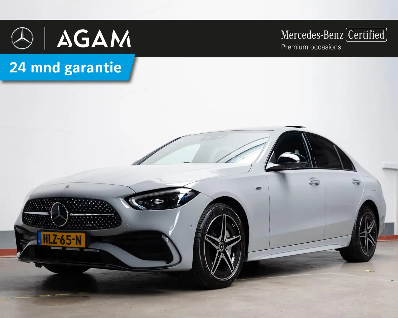 Mercedes-Benz C 300 e Business Solution AMG Grijs - 1