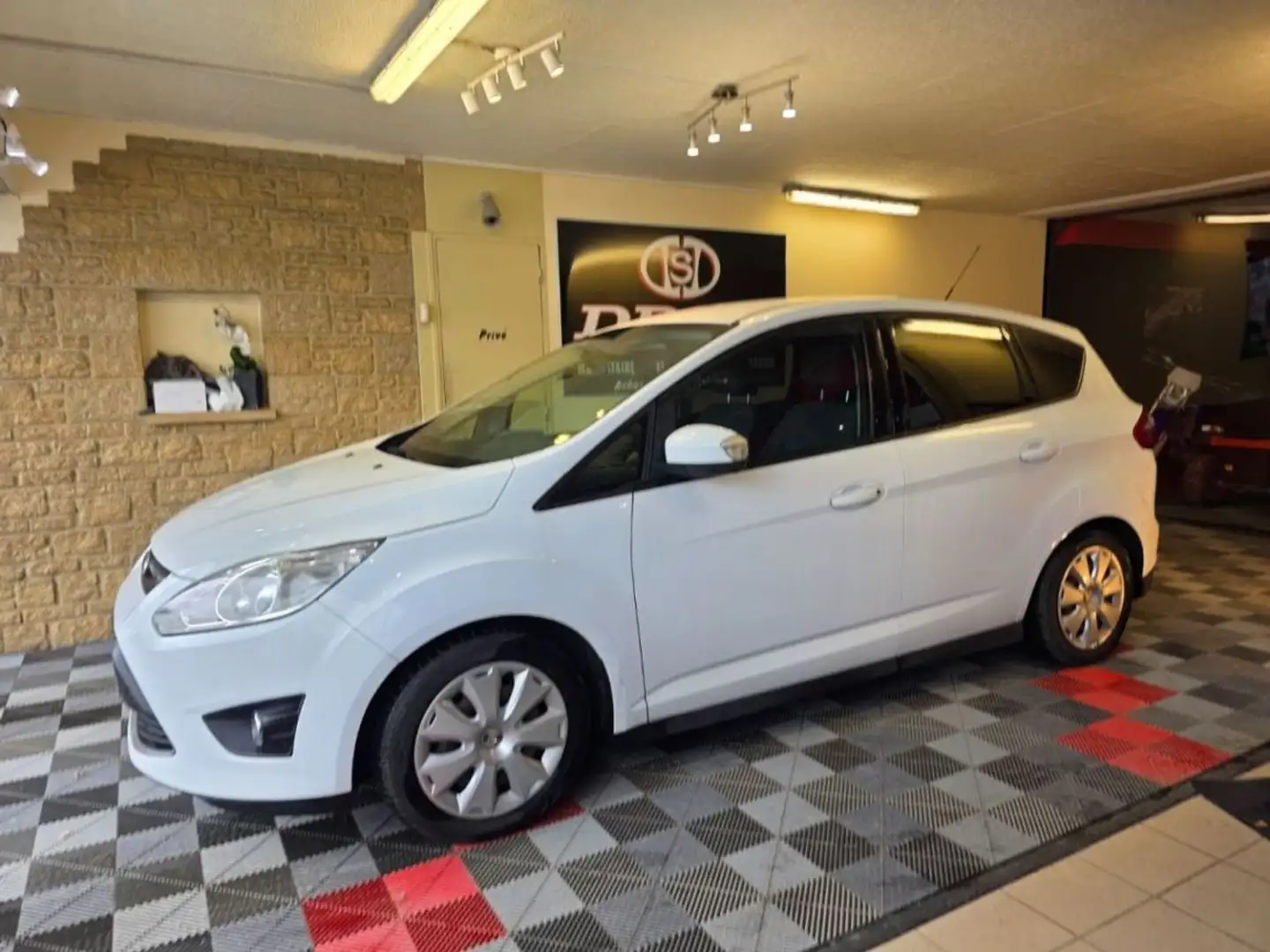 Ford C-Max CMAX 1.6 CLIM REGULATEUR tbe ct ok Blanc - 1