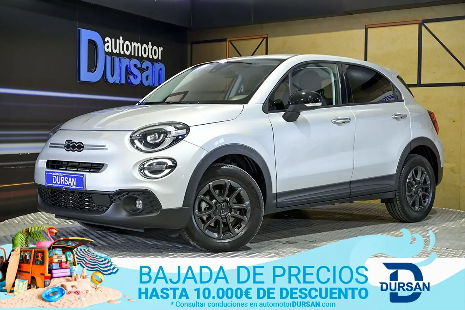 Fiat 500X Club 1.6 MultiJet 97KW 130 CV Grigio - 1