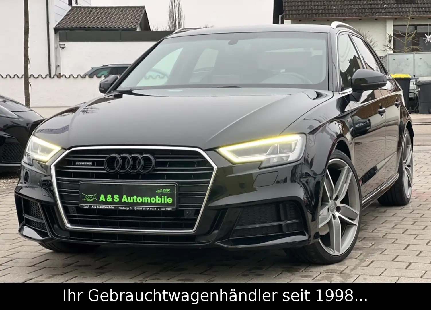 Audi A3 Sportback 2.0 TDI qu. S-Line *LED/CAM/S.SITZE Nero - 1