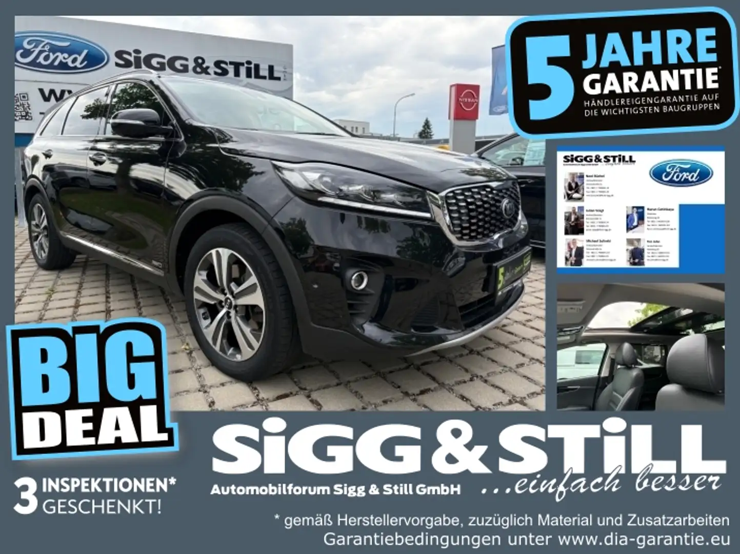 Kia Sorento 2.2 CRDi 4WD Platinum Edit PANO*LED*ACC*NAV Black - 1