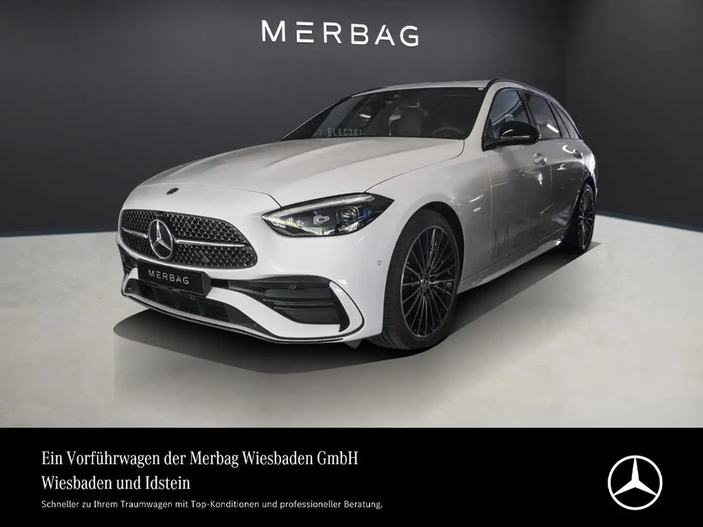 Mercedes-Benz C 200 T-EDITION-AMG-NIGHT-DISTRONIC-UVP 64.600,- Weiß - 1