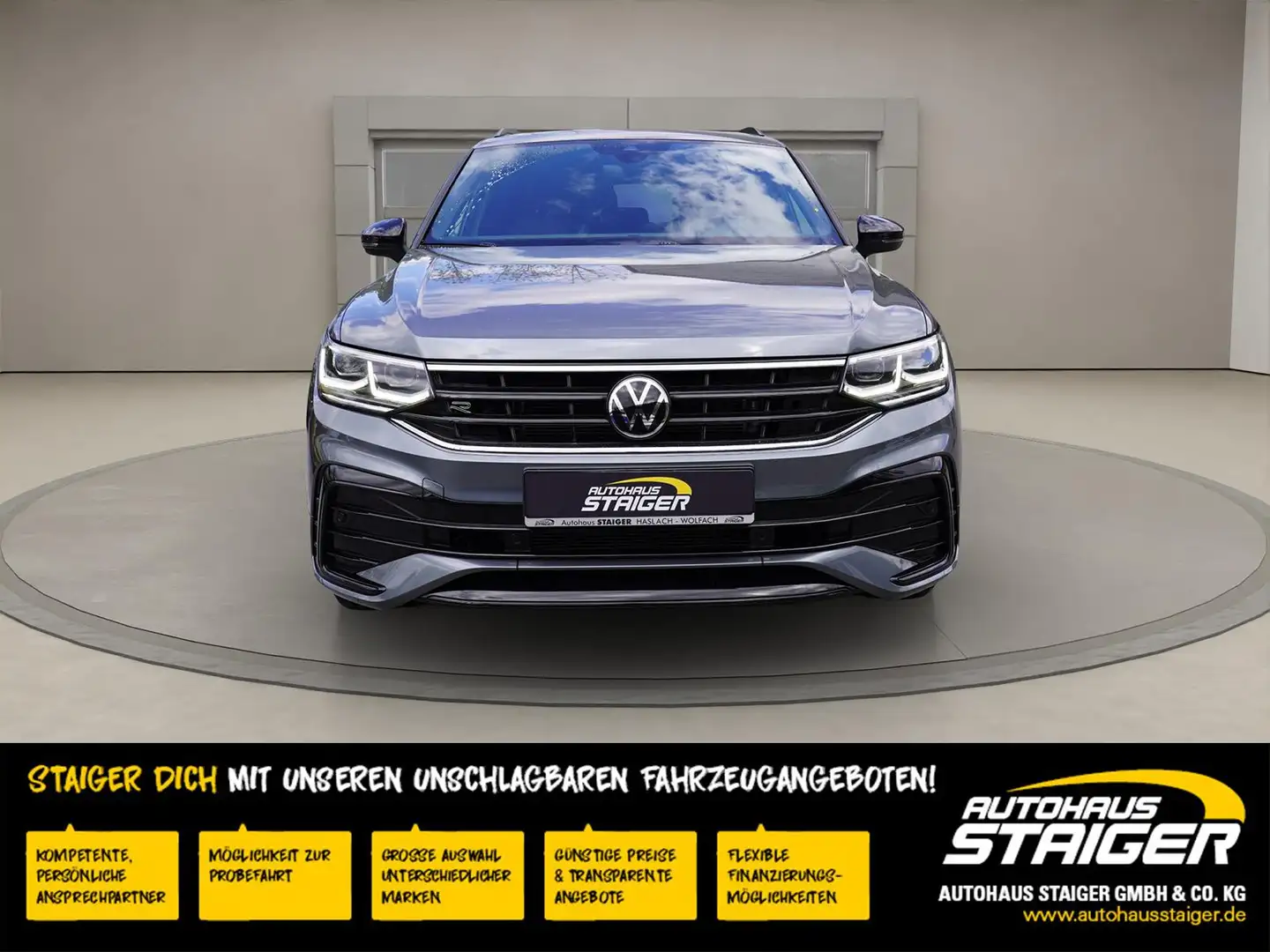 Volkswagen Tiguan Allspace R-Line+Sitzheizung+Kamera+ACC+ Gris - 2