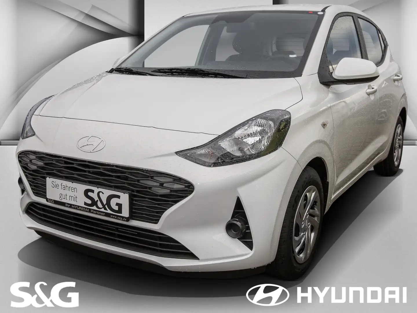 Hyundai i10 Navi+Klima+ideal für die Stadt+verfügbar Weiß - 1
