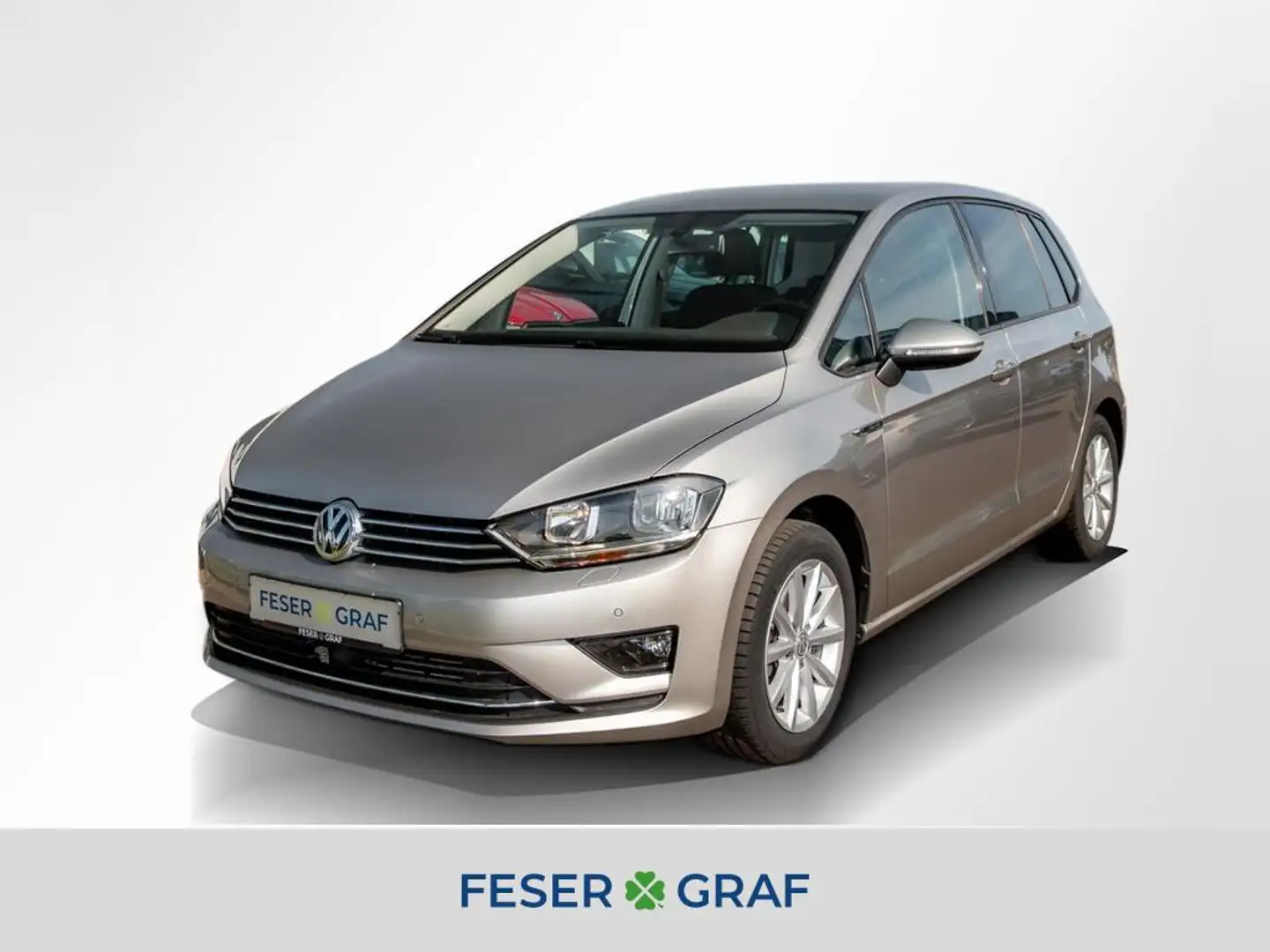Volkswagen Golf Sportsvan VII Lounge 1.4TSI DSG PDC/TOT/NAV Silber - 1