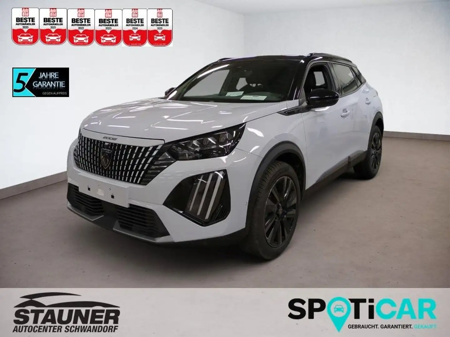 Peugeot 2008 Neuer 2008 GT PureTech AT8 130PS *360°*ALCANTAR* Weiß - 1