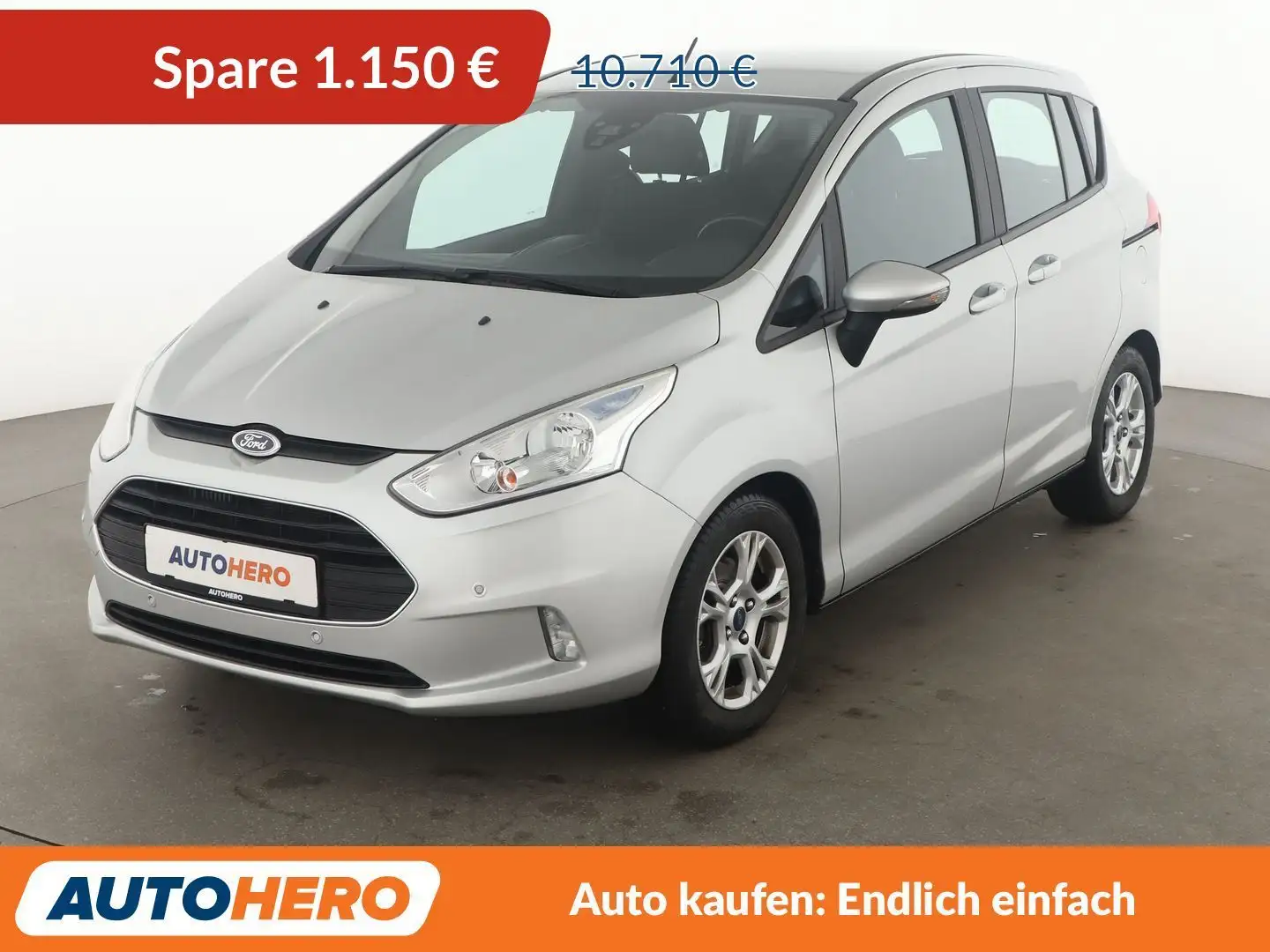 Ford B-Max 1.0 EcoBoost SYNC Edition*PDC*SHZ*KLIMA*GARANTIE* Silber - 1