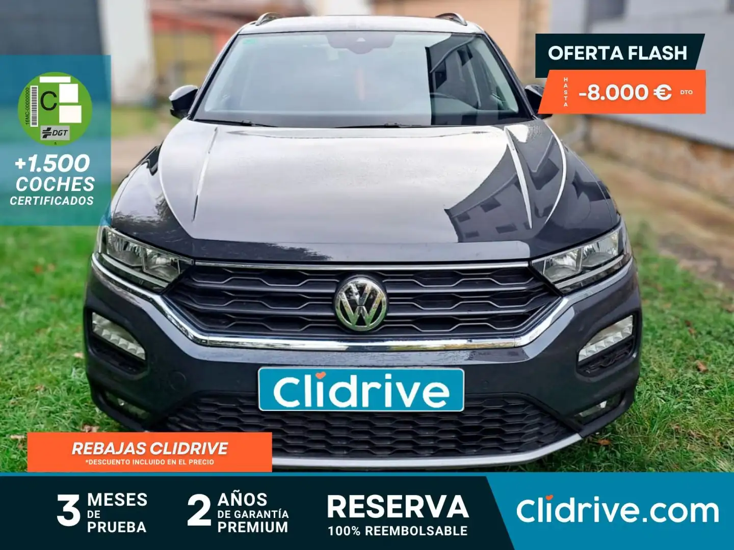 Volkswagen T-Roc 1.5 TSI Advance Style DSG7 Gris - 1