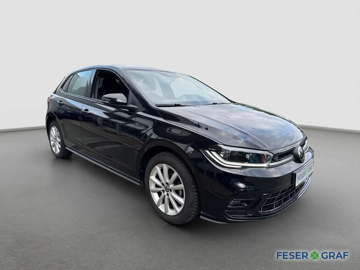 Volkswagen Polo R-Line 1.0TSI 70kW DSG Kamera Navi ACC Matrix Schwarz - 2