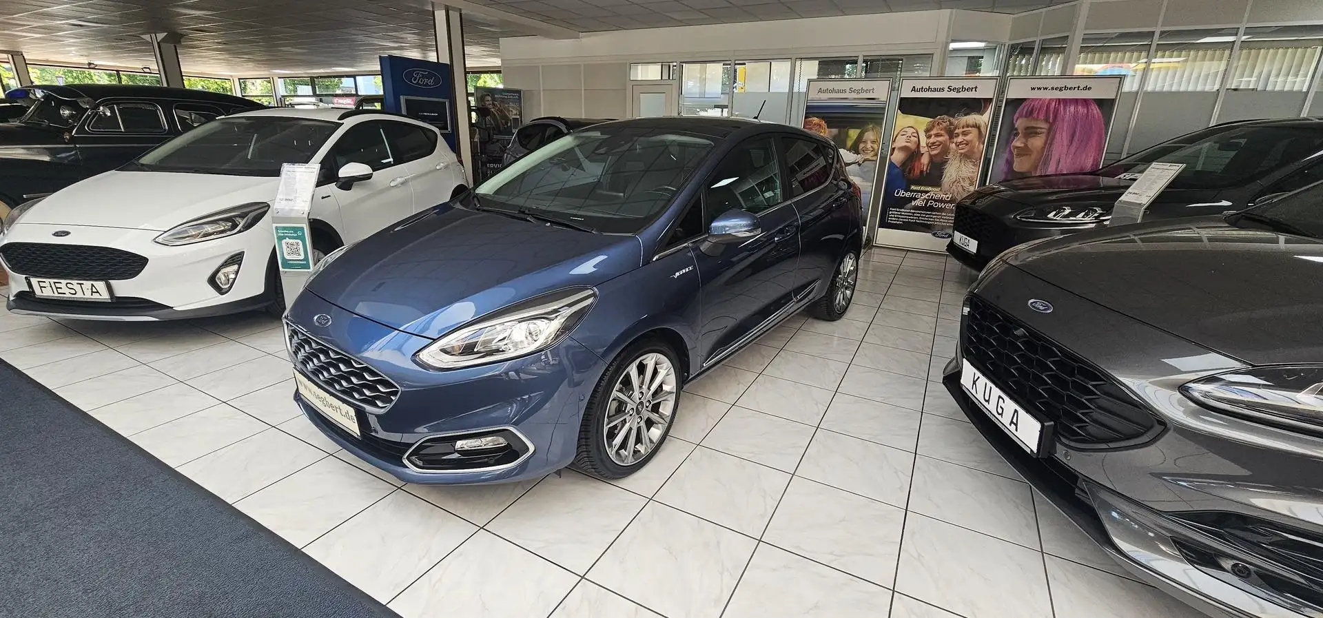 Ford Fiesta 5-Türer 1.0 EcoBoost Aut. VIGNALE Navi Pano ACC 74 Blau - 2