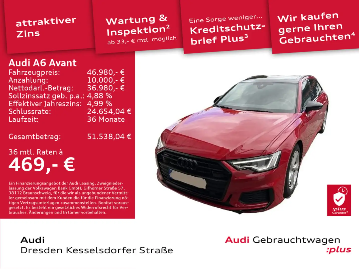 Audi A6 Sport 50 TDI quattro 210(286) kW(PS) ti Rot - 1