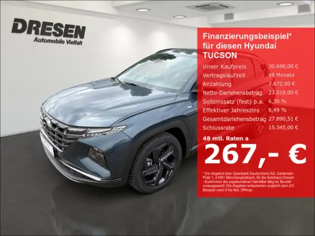 Hyundai TUCSON Blackline 1.6 T GDI (48V) DCT 4WD (132 kW) LED RFK