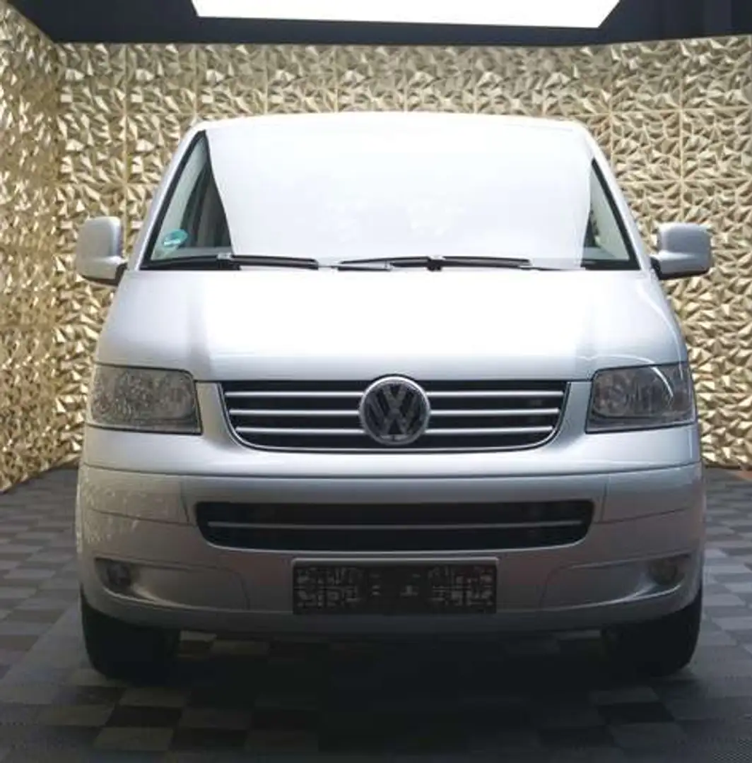 Volkswagen T5 Caravelle |2,5 TDI|8 Sitz.|CLIMATR.|AHK|SITZHZ Argent - 2