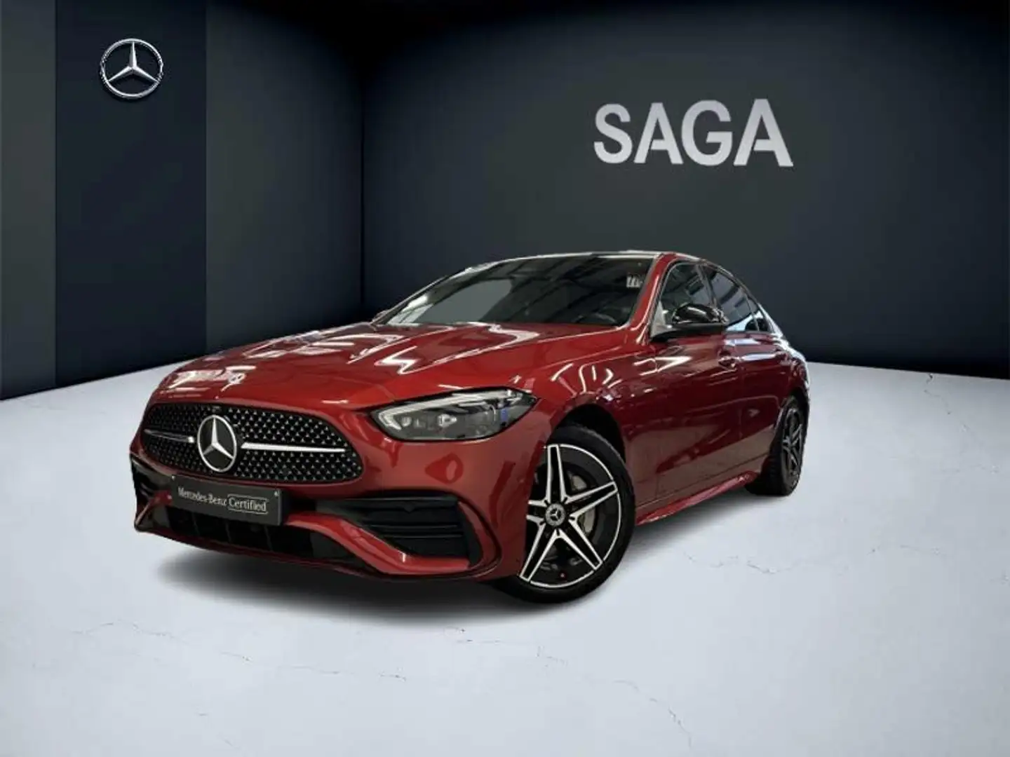 Mercedes-Benz C 300 c e Berline AMG Pack Night Toit Pano Rot - 1