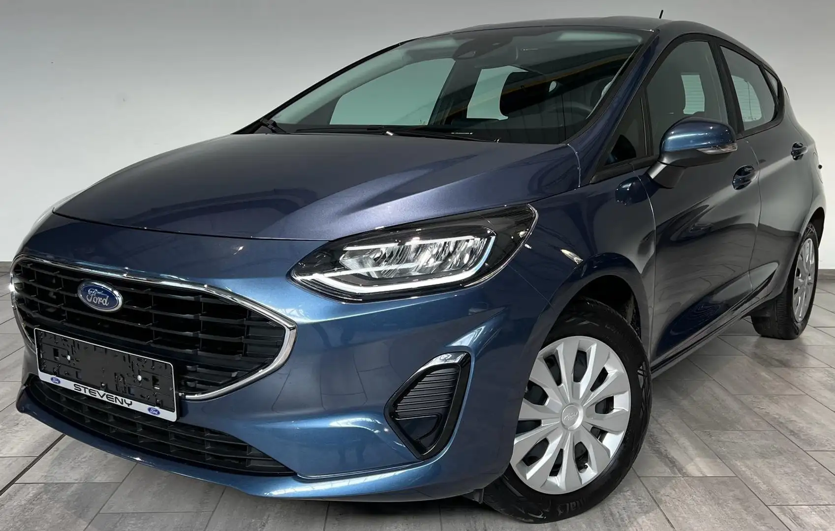 Ford Fiesta Connected 1.0 EcoBoost 100CV * CLIM * PACK HIVER * Bleu - 1