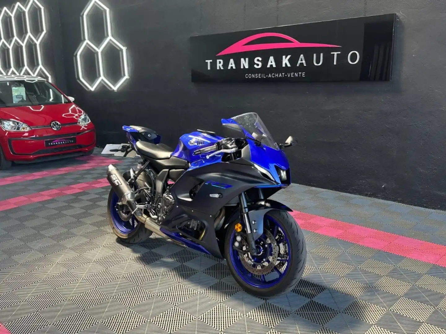 Yamaha YZF-R7 R7 A2 ~ Ligne SC PROJECT - Écran TFT ~ 1er Main ~  Bleu - 1