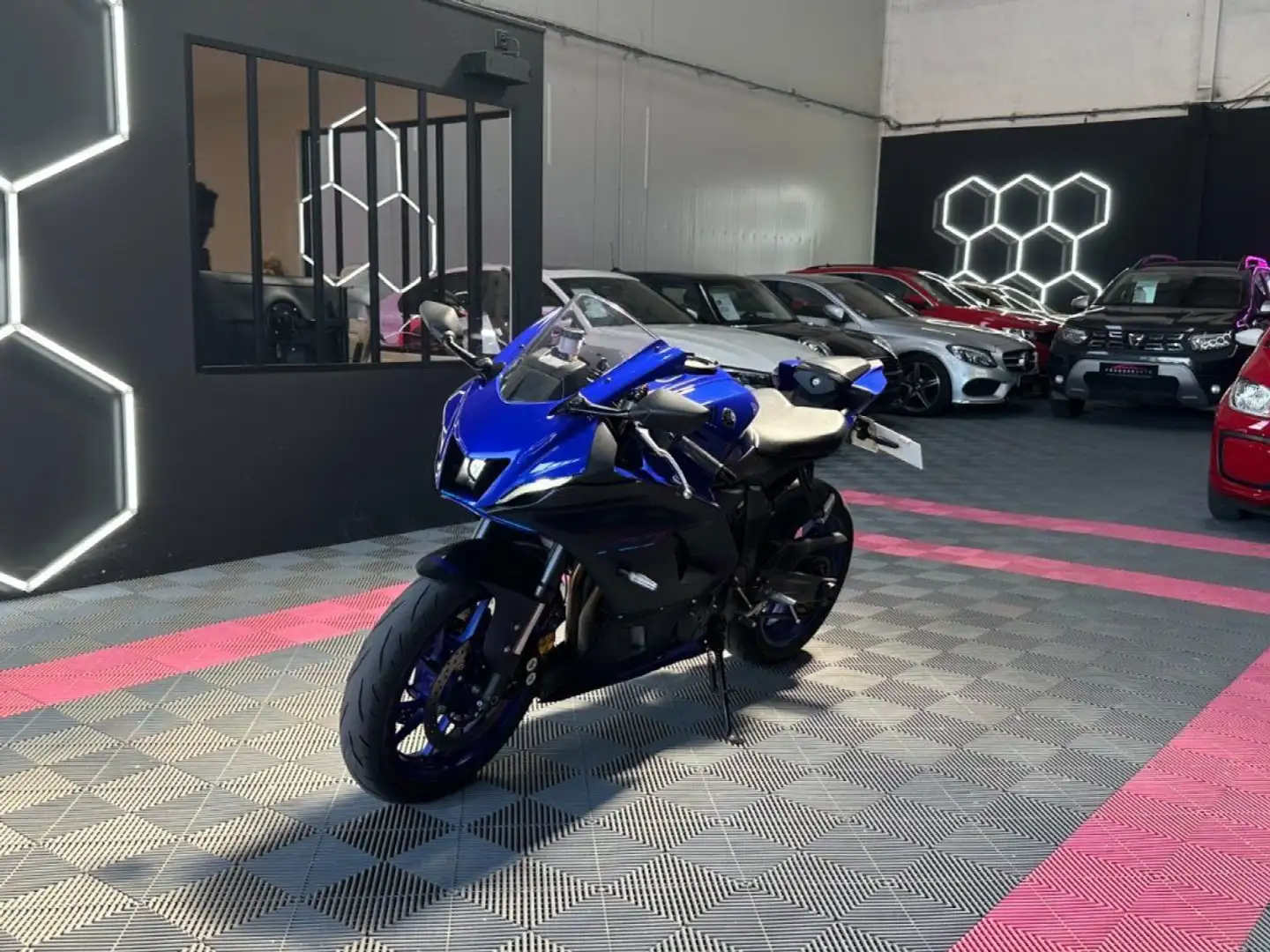 Yamaha YZF-R7 R7 A2 ~ Ligne SC PROJECT - Écran TFT ~ 1er Main ~ Entretien Complet Bleu - 2