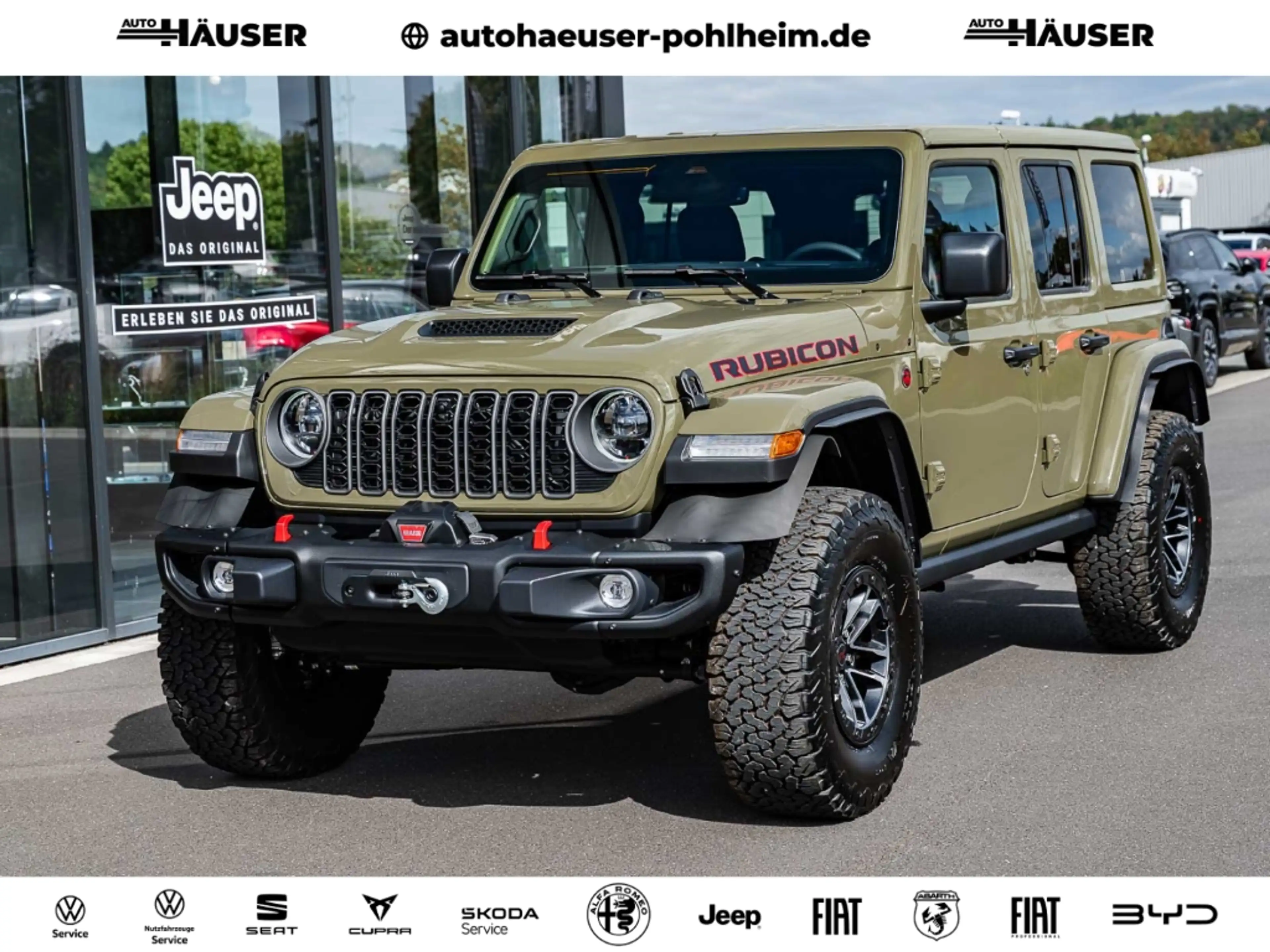 Jeep Wrangler Unlimited 3.6 V6 Rubicon X AHK WINDE NAVI LEDER