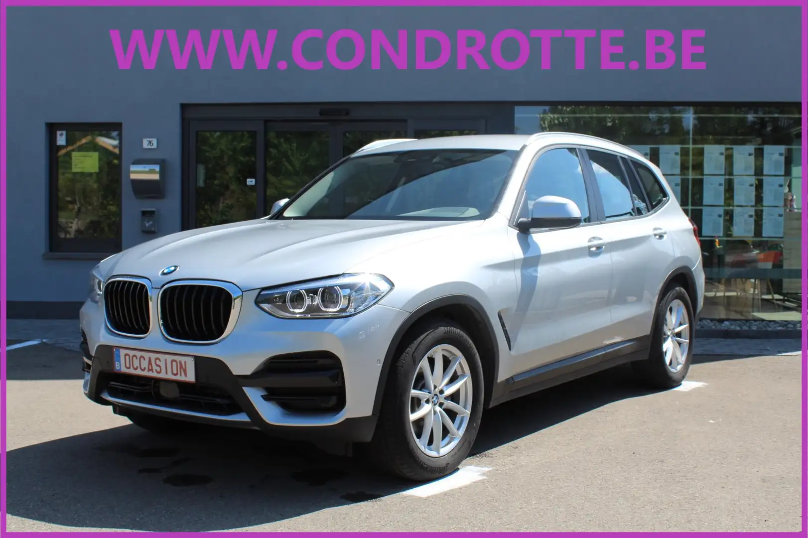 BMW X3 2.0 D 163 CV XDrive PACK BUSINESS Gris - 1