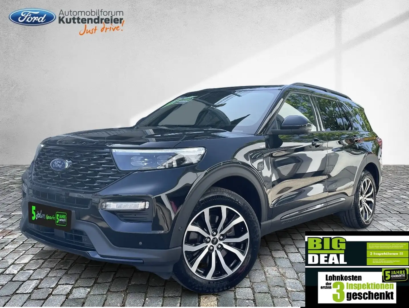 Ford Explorer ST-Line 7-Sitze Navi Kamera Glasdach Чёрный - 1