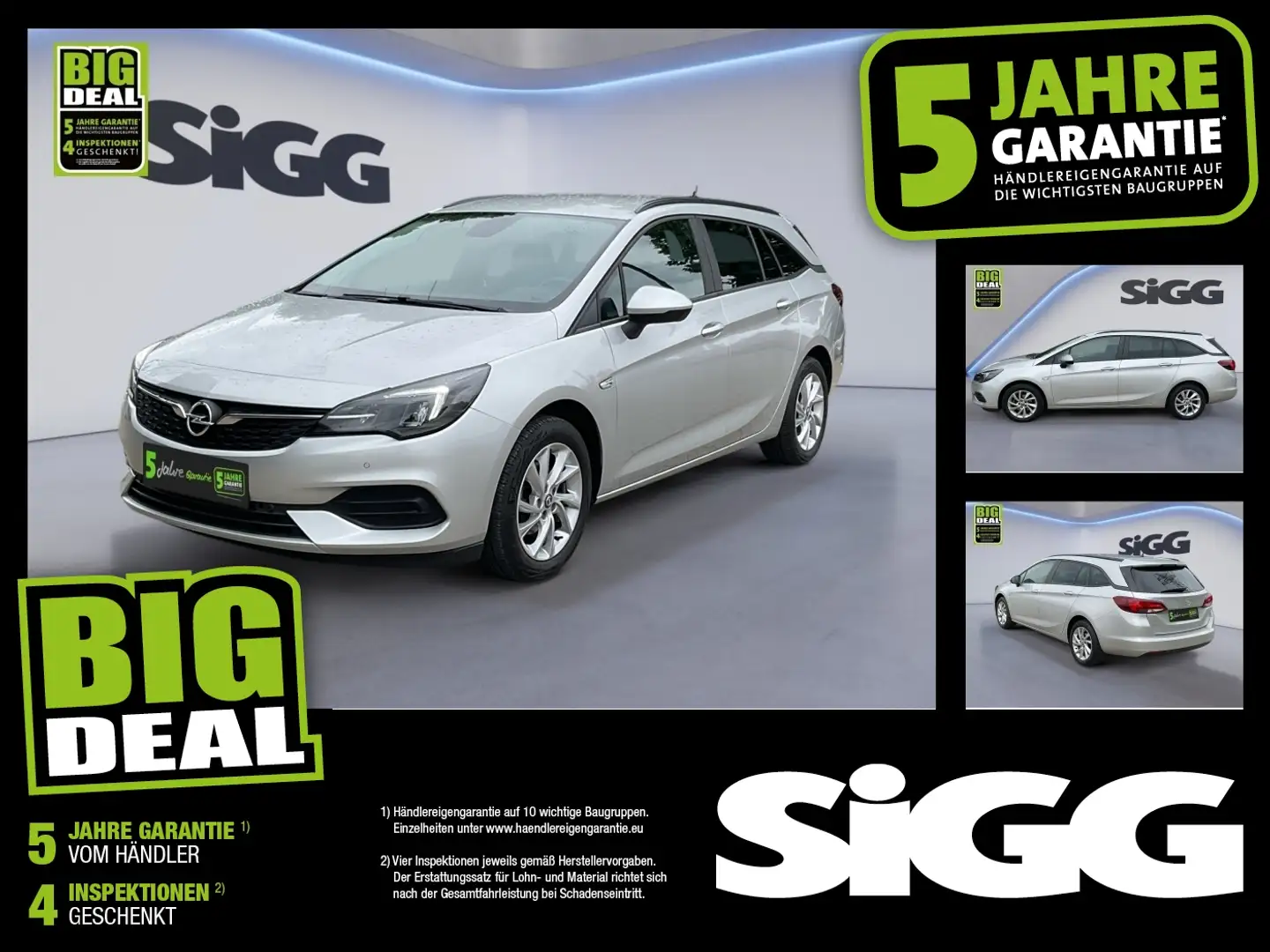 Opel Astra Sports Tourer 1.2 Turbo Edition Kauftipp! Zilver - 1