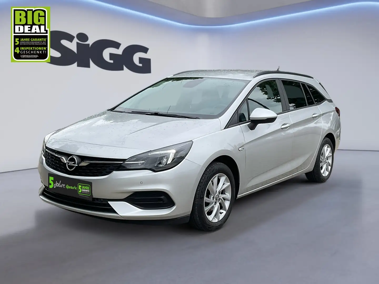 Opel Astra Sports Tourer 1.2 Turbo Edition Kauftipp! Zilver - 2