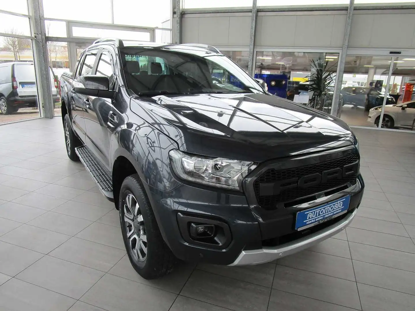 Ford Ranger Wildtrak 2,0l Doka 4X4-AHK/ACC/PPS/RFK Gri - 1