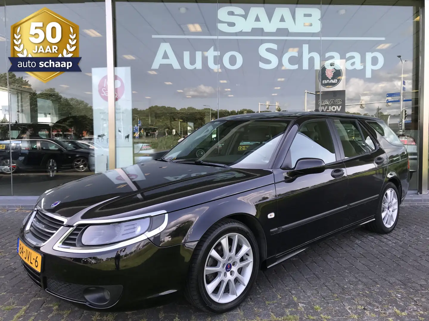 Saab 9-5 Estate 2.0t Fleet Automaat | Rijklaar incl garanti Zwart - 1
