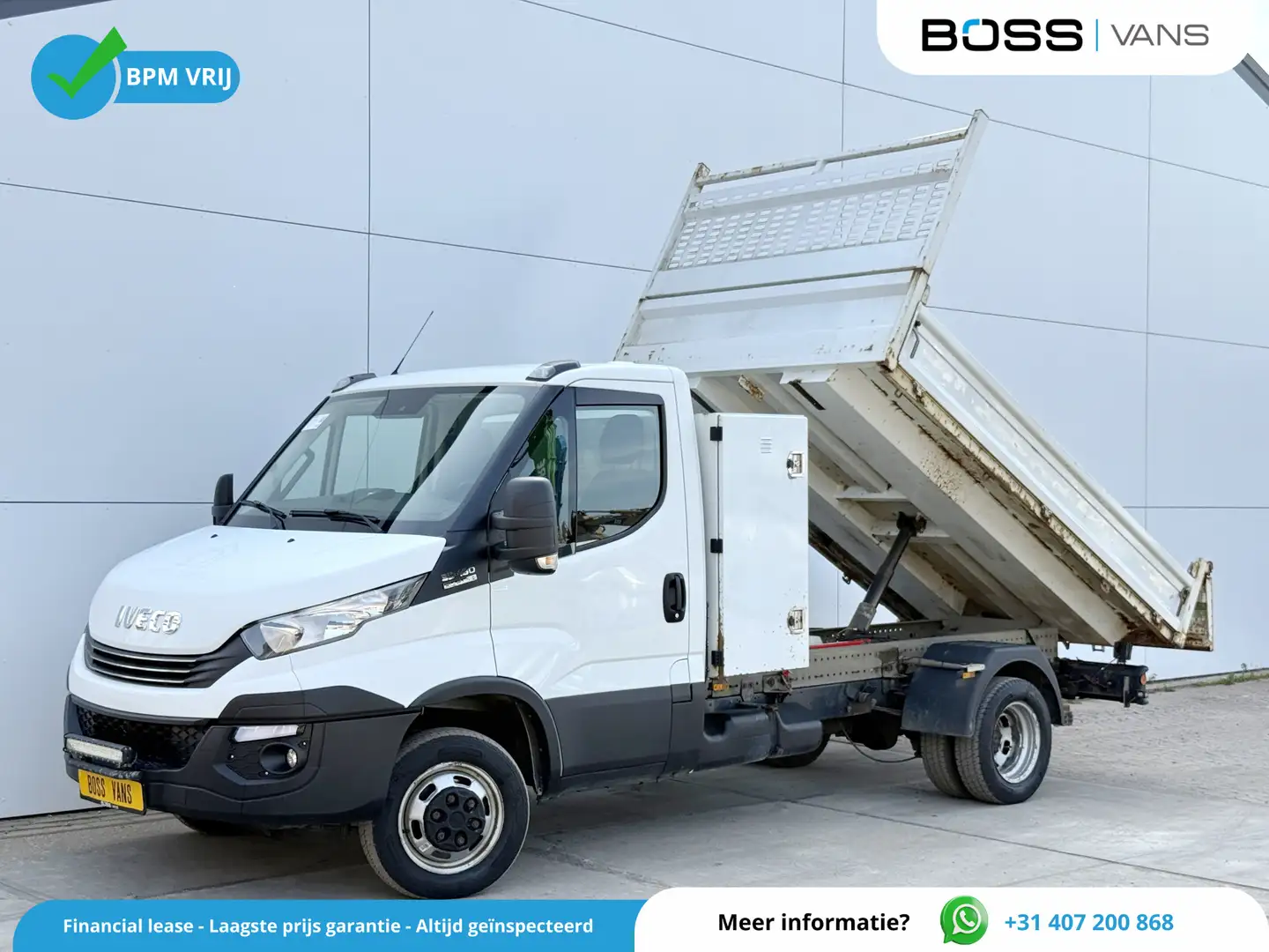 Iveco Daily 35C18 3.0 3.0 Automaat Kipper Dubbellucht 3.5t Tre Blanc - 1
