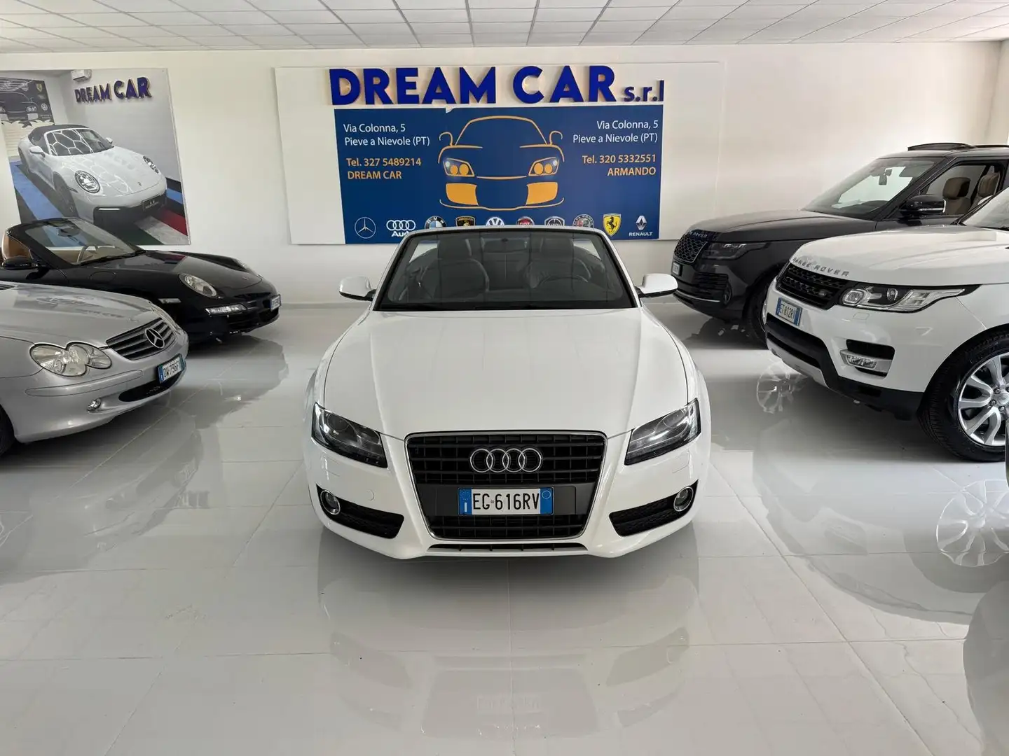 Audi A5 A5 Cabrio 1.8 tfsi Ambiente 160cv Bianco - 2
