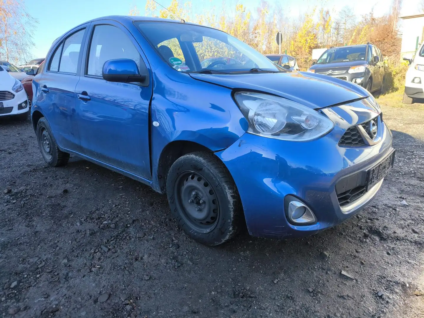 Nissan Micra Acenta 1.2 Airbags Ok startet und fährt Kék - 1