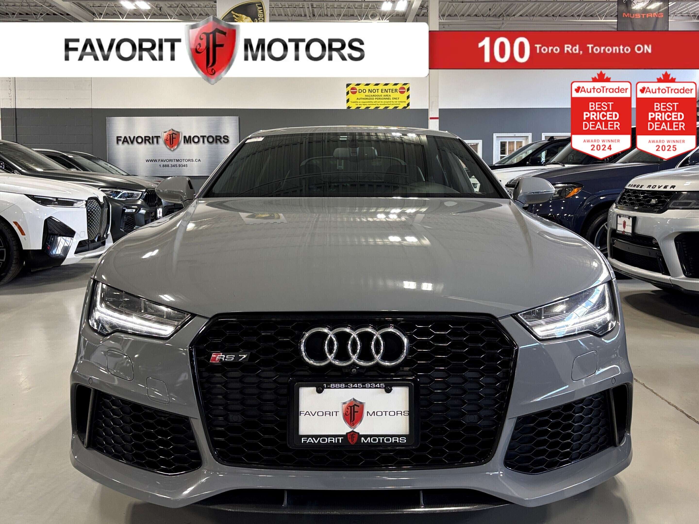 2017 Audi RS7 QUATTRO|AWD|CTSTURBOINTAKES|CARBONTRIMS|NAV|BOSE|