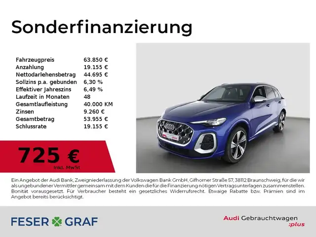 Audi SQ5 TFSI Tech pro LED,Navi,HUD,AHK,B&O,Sitzbel,21Zoll