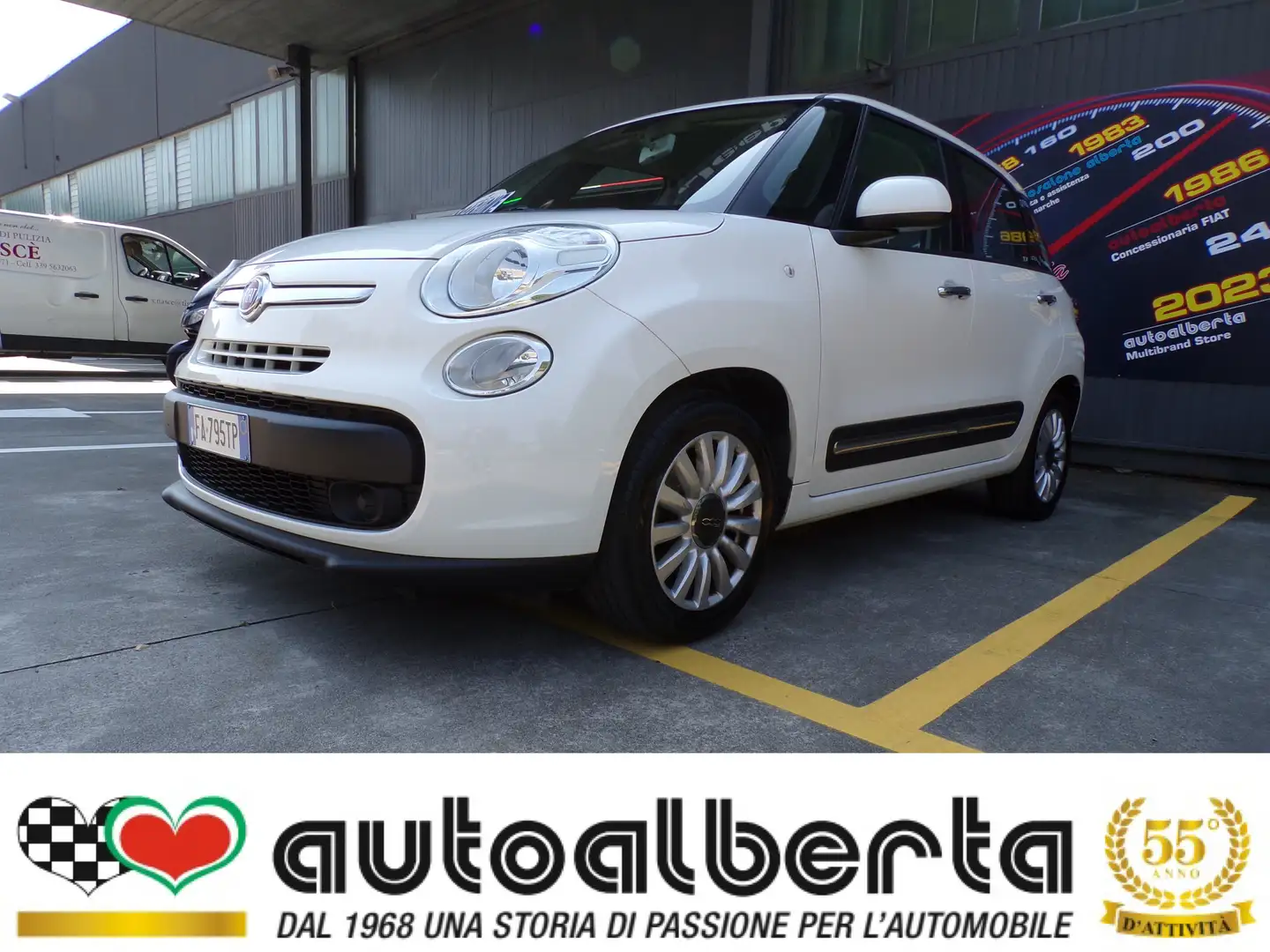Fiat 500L 1.4 Pop Star 95cv Blanc - 1