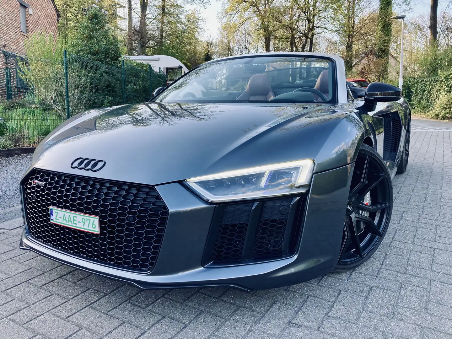 Audi R8 5.2i V10 FSI Quattro S tronic, full options !! Szürke - 1